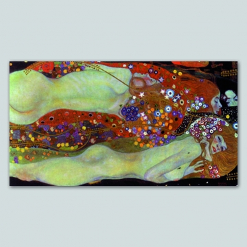 Tela Gustav Klimt Bisce d'acqua 2