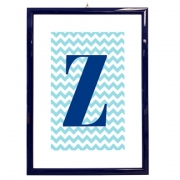 Quadro da parete con la lettera Z