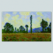 Tela Claude Monet  Field of Poppies