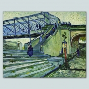 Tela Vincent van Gogh  Il Ponte di Trinquetailles