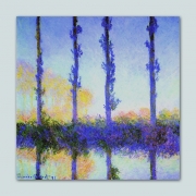 Tela Claude Monet   Poplars