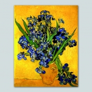 Tela Vincent van Gogh  Vaso con Iris