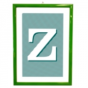 Quadro da parete con la lettera Z